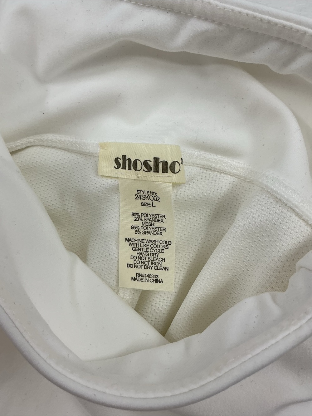 shosho White Circle Skater Skirt 1083 - Picture 6 of 7